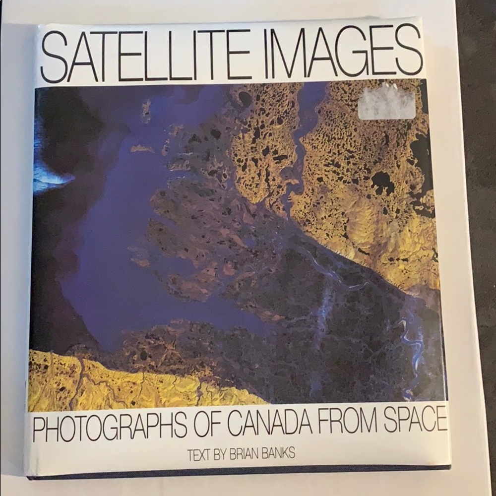 Satellite images hard cover book